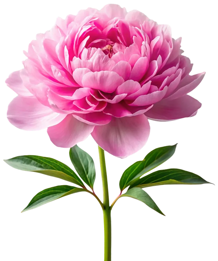 Rosa blühende Pfingstrose